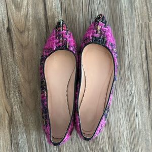 Size 9.5 J Crew flats wool skimmer